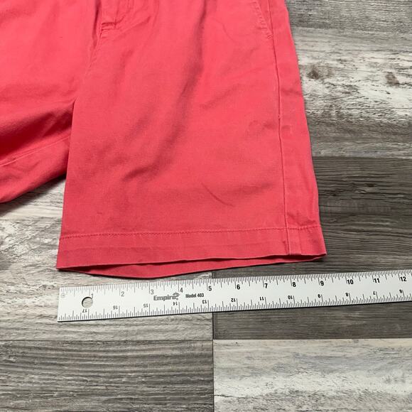 Vineyard Vines Coral Pink Boys L Jetty Stretch Whale Logo Beach Coastal‎ Shorts - Picture 11 of 12